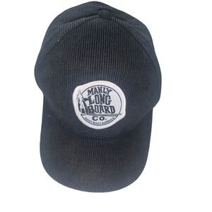 INIVI Revolutionise Corduroy Baseball Cap Black Manly Long Board Co